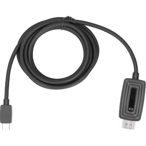 Câble d'Adaptateur HDMI Type C pour Téléphone Mobile Ordinateur vers Téléviseur Projecteur (1/5)