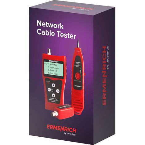 Comprobador de cables de red Ermenrich NetGeeks NP30