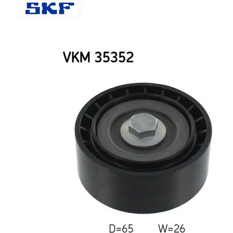 Poulie renvoi/transmission, courroie trapézoïdale à nervures SKF VKM 35352 OPEL