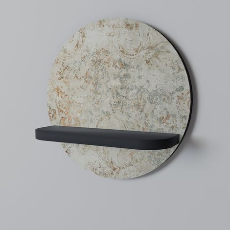 FADED ELEGANCE Rundes Regal Schwarz (1/5)