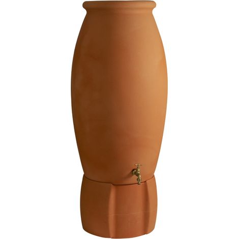 Récupérateur à eau rotomoulé Jarre 235 litres aspect terre cuite (1/2)