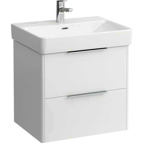 Laufen Base - Waschbeckenunterschrank, 52x57x44 cm, 2 Schubladen, weiß matt H4022321102601 (1/5)