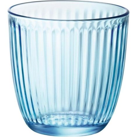 Bouteilles d'eau bleues, lot de 6