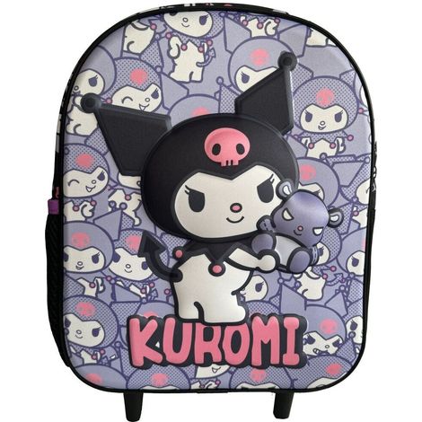 Borsa trolley 3D 32 cm design Hello Kitty Kuromi