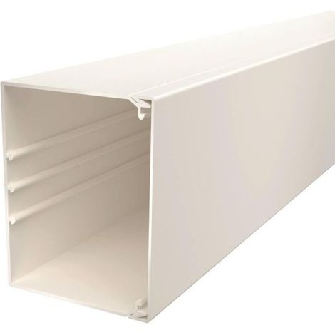 OBO Bettermann Vertr Wand+Deckenkanal m.Obert. 100x130mm,PVC WDK100130RW 2 Stk (1/4)