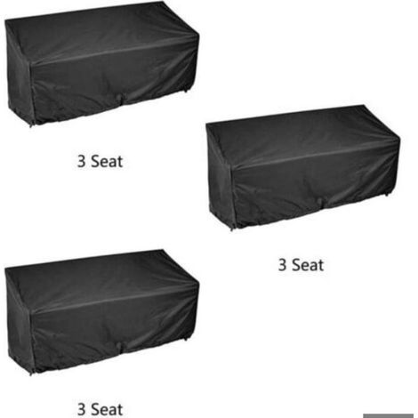 Housse banc jardin imperméable tissu Oxford protection mobilier extérieur