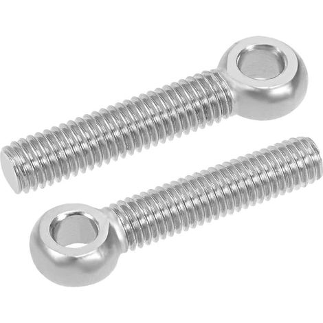 Bullone a spalla con occhiello di sollevamento in acciaio inox 304 M8x40mm, montaggio su macchina, 5 pezzi, argento (1/5)