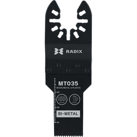 Lame multitool - Radix - Bi-métal - 40 x 20 mm - 18 dents (1,4 mm) fraisées