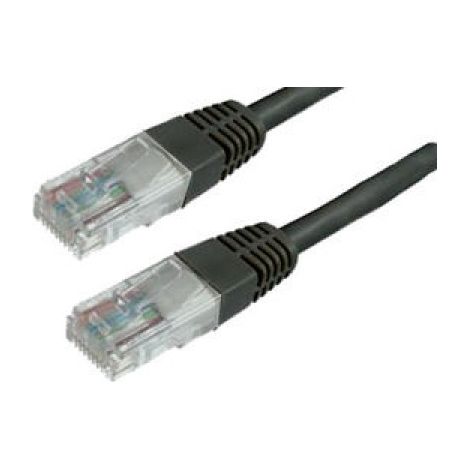 MediaRange Patchkabel RJ45  U/UTP  C5e 15.0m (UTP) schwarz (MRCS121)
