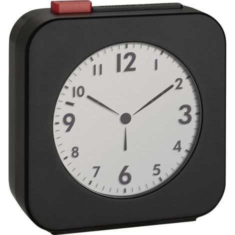 TFA Dostmann 60.2555.01 radiopiloté(e) Réveil noir Heures de réveil 1 A265582 (1/2)
