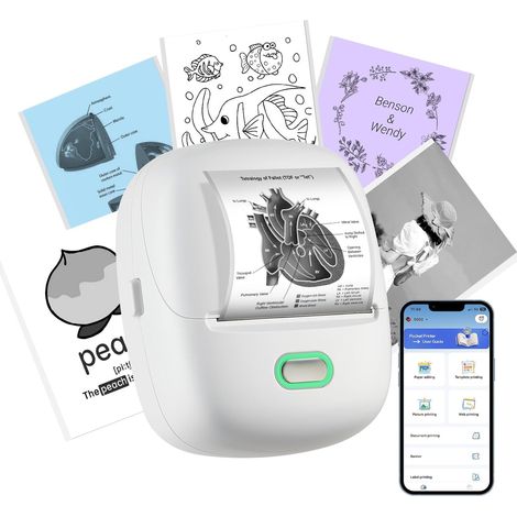 Bluetooth Label Maker Sticker Label Printer (1/5)