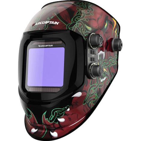 Casco per saldatura, tecnologia a colori reali, funzione di colorazione automatica, HSH-G999-B (1/2)