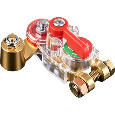 Batterietrenn 12V-24V Kfz Batterie Stromabschaltteile Auto Strommanagement für PKW, LKW, Marine, Wohnmobil, Anhänger, Offroad, Überlandfahrten (1/5)