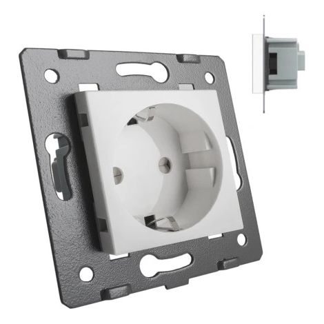Enchufe eléctrico Livolo blanco