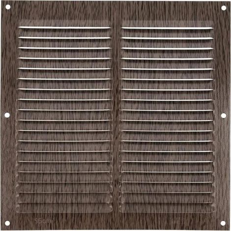 -CAHERSA- Rejilla Ventilación AMIG 3-200X200 Aluminio Wenge