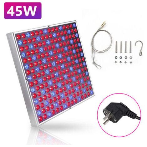 45W Grow Light, LED Horticultural Lamp with IR Infrared, Full Spectrum Plant Light Like Sunlight for Indoor Plants, Growth and Flowering, High AIPERQ (1/4)