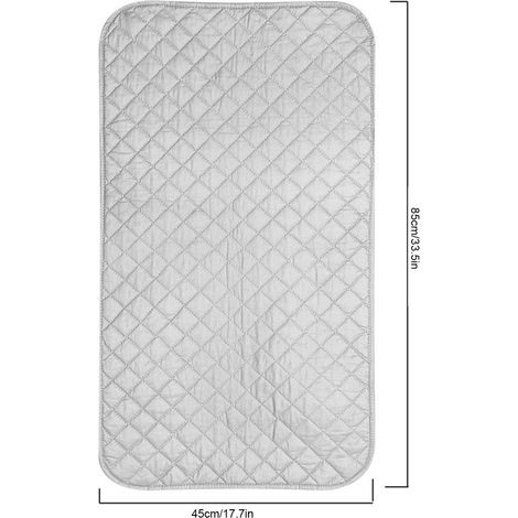 Almohadilla de planchado plegable - Antideslizante y magnética - Para mesa o para viajar