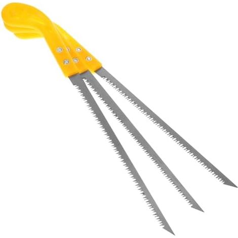 Ensemble de 3 scies à main japonaises KOCKSHION pour le travail du bois de précision, lame en acier et manche en plastique, légères et portables pour le jardinage et les travaux manuels. (1/5)