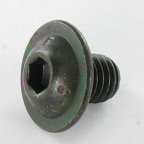 Vis métaux BHC (Tête Bombée Hexagonal creux) Embase collerette M8X70 Clé de 5 HC5 Classe 10.9 Acier brut-1 pièce