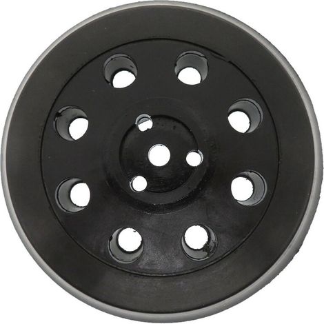 Disque de ponçage rond 8 trous, disque de ponçage et de polissage 125 mm, adapté pour Bosch PEX 125 (1/4)