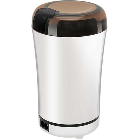 Moulin à grains électrique, broyeur à café sec, mixeur poudre pour herbes, blanc – DELKEVIC