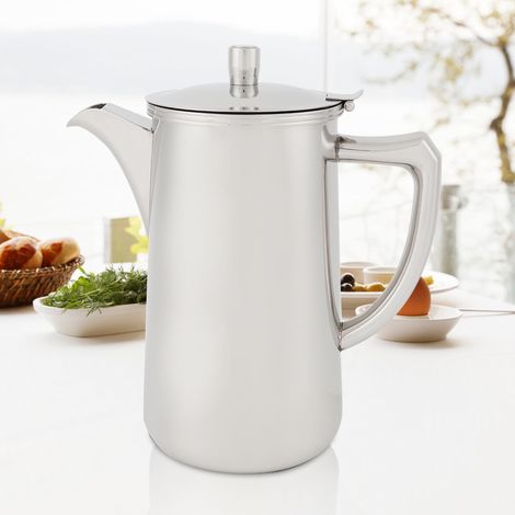 2-Liter-Mehrzweck-Wasserkocher aus Edelstahl, Becher für Milch, Saft und Kaffee (1/5)