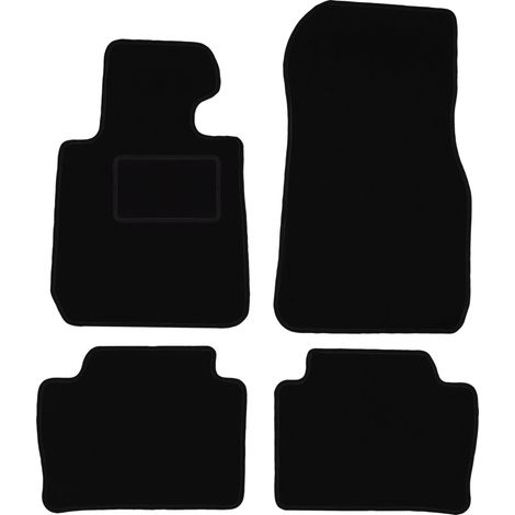 Tappetini in velluto nero per: BMW 3 F30 berlina (2011-2018)