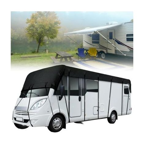 Telo di copertura impermeabile per camper - Realizzato in tessuto Oxford 210D - Per caravan - 7,5 m x 3 m (1/5)