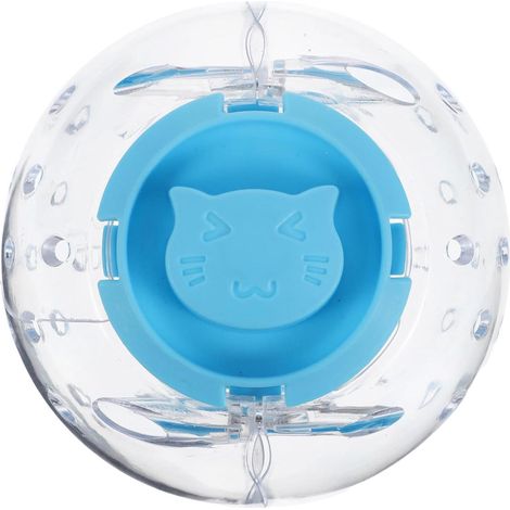 Geräuschloser Laufball und Laufrad für Hamster, 14 cm, blau - Fitness für Kleintiere und Zwergnager