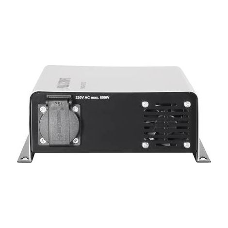 VOLTCRAFT Inverter SWD-600/12 600 W 12 V/DC - 230 V/AC Comando a distanza (1/4)
