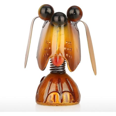 Support pour chiot Tooarts, porte-lunettes en fer, sculpture artisanale, présentoir à lunettes de soleil