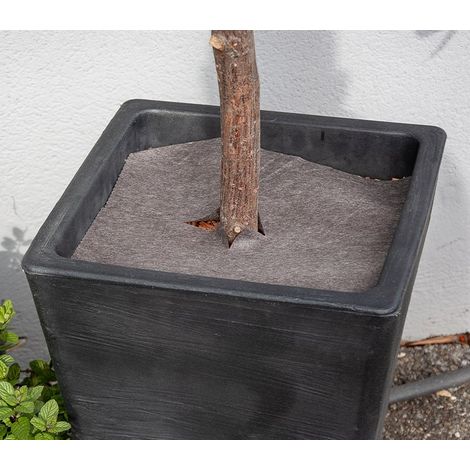 Toile de paillage biomulch 100 % naturel en fibres végétales (1/3)