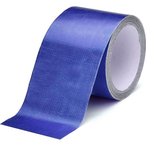 Tape pour tente - Ruban de réparation - Fix Tape - PVC - Ruban d'étanchéité étanche - Colle puissant - Pour auvents, voiles, housses de bateau et Tentes - 8 cm x 5 m - Blauw (1/5)