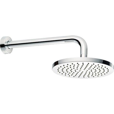 Pomme de douche Heinrichschulte diam. 200 mm, raccord mural, chrome (1/2)