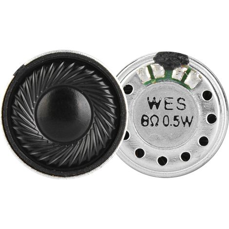 10 Stück 20 mm 8 Ω 0,5 W runde Lautsprecherhörner Audio-Lautsprecher-Reparaturteile (1/5)