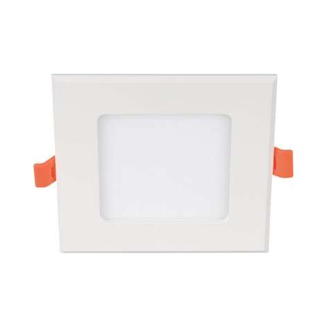 Spot encastré plafond carré LED 6W 3000K blanc miLEDo (1/3)