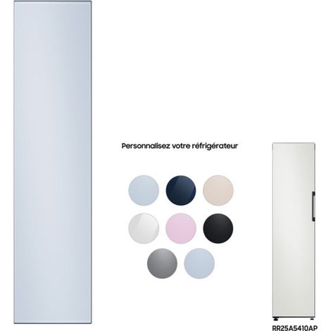 Samsung RA M17DAA48GG façade réfrigérateur Satin Skyblue (1/3)