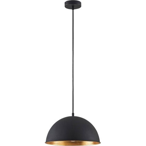 Lindby Lámpara colgante 'Leya' en Negro de Metal