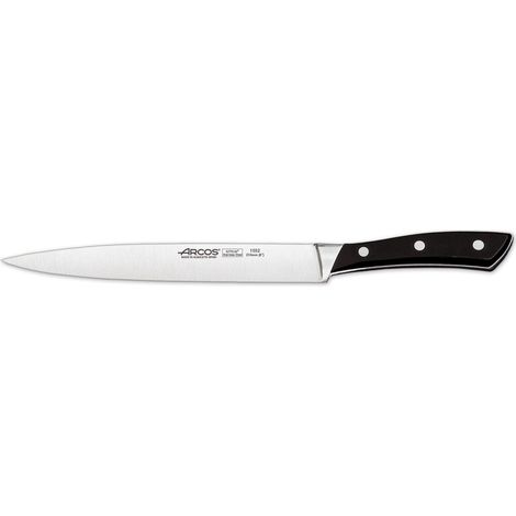 Couteau de cuisine Arcos 155200 avec étui Série Terranova, lame en acier inoxydable 210 mm avec mango Polyoxyméthylène