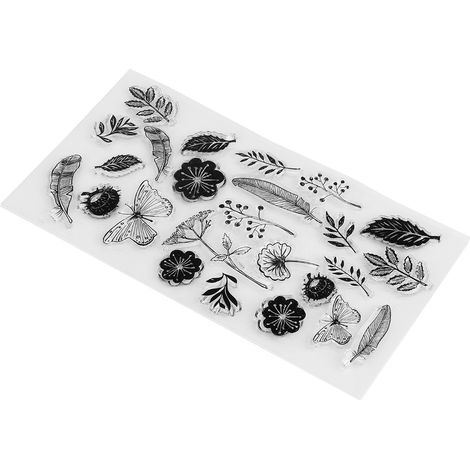 Tampon transparent pour album photo, scrapbooking et décoration. (1/5)