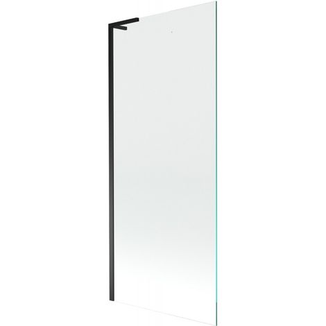 Paroi de bain Mexen Next L 1-volet 80 x 150 cm, transparent, noir - 895-080-000-03-00-70 (1/5)