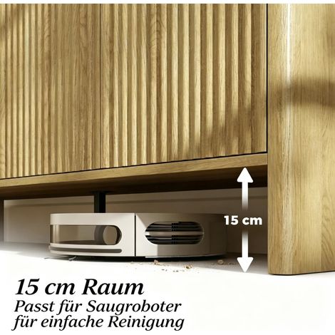Buffet bas moderne avec grand espace de rangement, commode contemporaine polyvalente, meuble de salon élégant et pratique (meuble seul) (1/5)