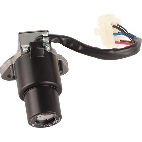 Kit de verrouillage du bouchon de réservoir d'essence avec clé et interrupteur électrique pour motos XT600, TW200, DT200, DT200R, XT225 et Serow 225. (1/5)