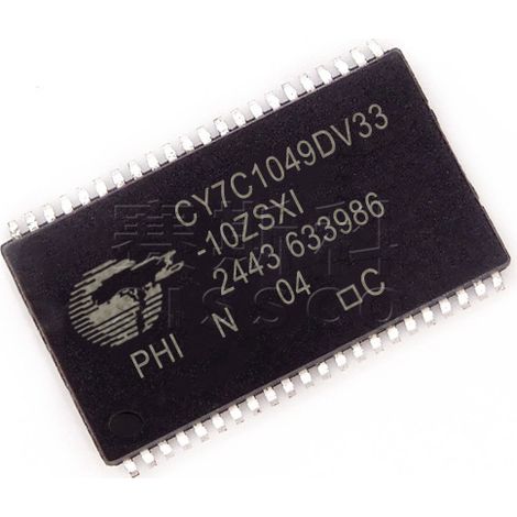 CY7C1049DV33-10ZSXI Electronic component chip IC, 5 units of electronic component chip, 5 units shipped.