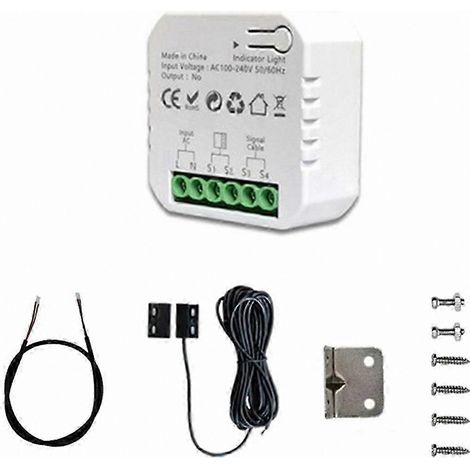 Contrôleur de porte de garage intelligent WiFi avec prise européenne pour la domotique (1/5)