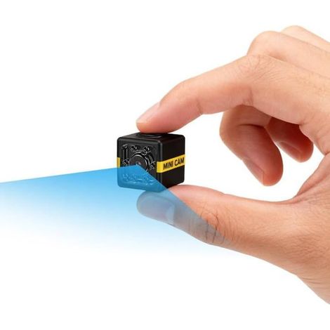 KLVGTIFS PU - Caméra Espion sans Fil 1080P,Micro Spy Cam Discrète Invisible avec Détection Mouvement Vision Nocturne pour Surveillance Maison