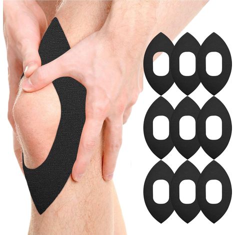 Bande de kinésiologie – Lot de 10 bandes élastiques  Respirante et imperméable  Bande de protection sportive – Idéale pour la salle de sport, divers sports et l'entraînement physique