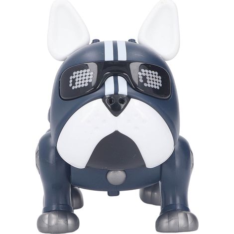 Jouet électronique pour enfants : chien robot intelligent tactile bleu, jouet en forme de chien danseur pour animaux de compagnie. (1/5)