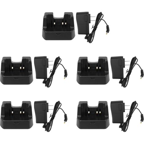 Chargeur de Bureau 5X CD-41 pour Radio Verterx VX-8R VX-8E VX-8DR VX-8DE VX-8GR VX-8GE FT-1DR FT-2DR -101Li -102Li -14Li Prise Américaine (1/5)