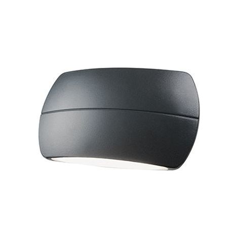 Applique Interni Esterni Led 9+9W 585 Lm 3000K In Alluminio Grigio Pillow (1/4)